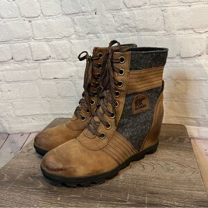 Sorel Lexie Wedge Tobacco size 10.5